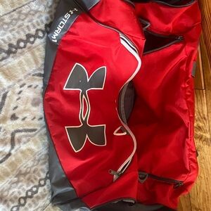 Under Armour Red and Black Sports Bag